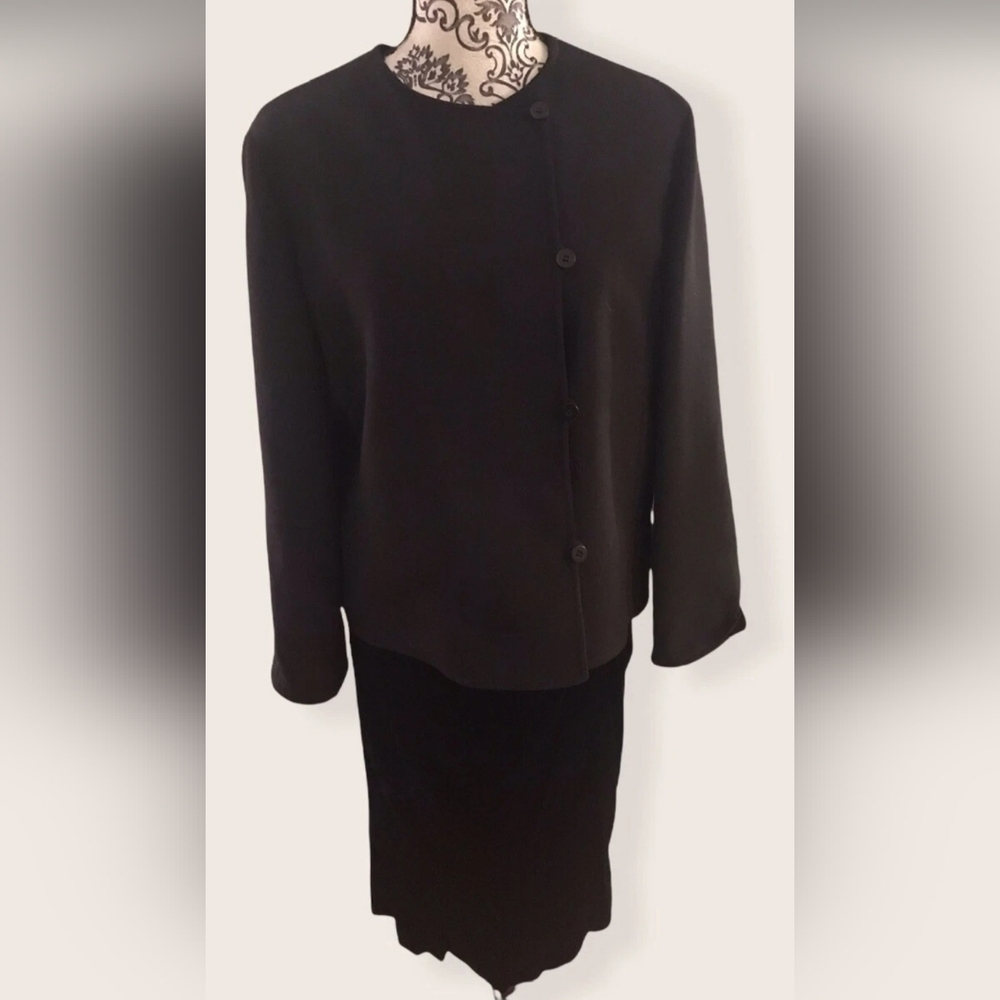 Armani Collezioni Black Skirt Suit